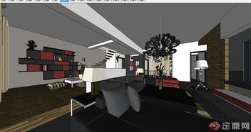 现代精品家装室内空间设计SU模型的应用与价值