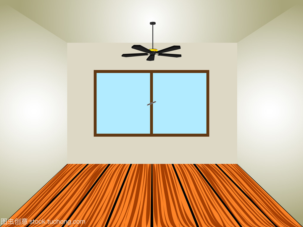 空房间窗口和灯 室内装修的灵魂元素